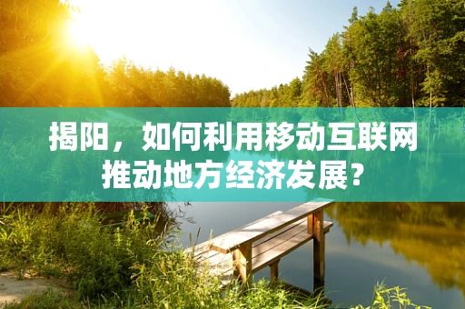 揭阳，如何利用移动互联网推动地方经济发展？