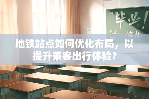 地铁站点如何优化布局，以提升乘客出行体验？
