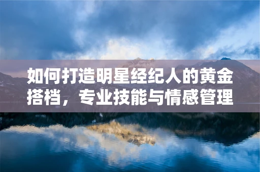 如何打造明星经纪人的黄金搭档，专业技能与情感管理的平衡？