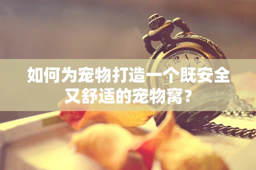 如何为宠物打造一个既安全又舒适的宠物窝？