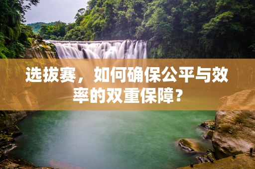 选拔赛，如何确保公平与效率的双重保障？