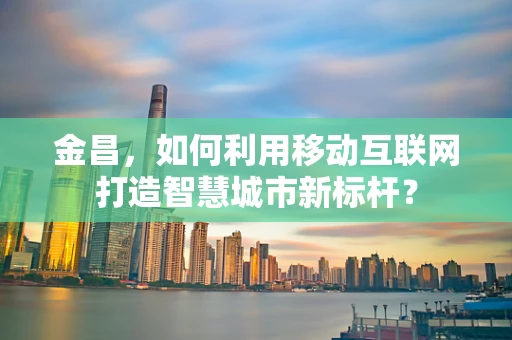 金昌，如何利用移动互联网打造智慧城市新标杆？