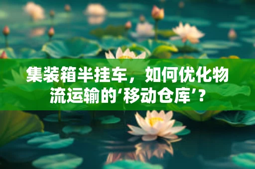 集装箱半挂车，如何优化物流运输的‘移动仓库’？