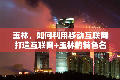 玉林，如何利用移动互联网打造互联网+玉林的特色名片？