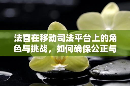 法官在移动司法平台上的角色与挑战，如何确保公正与效率的双重保障？