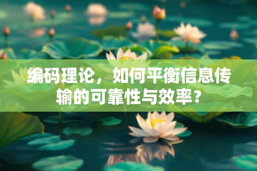 编码理论，如何平衡信息传输的可靠性与效率？