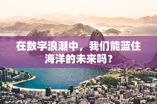 在数字浪潮中，我们能蓝住海洋的未来吗？