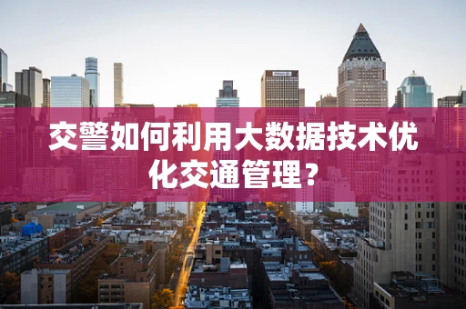 交警如何利用大数据技术优化交通管理？