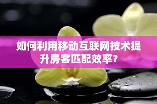 如何利用移动互联网技术提升房客匹配效率？
