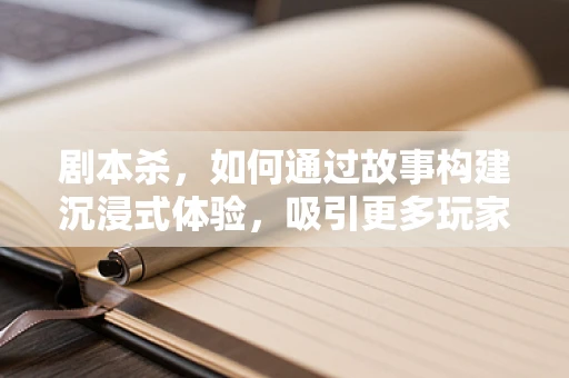 剧本杀，如何通过故事构建沉浸式体验，吸引更多玩家？