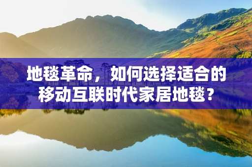 地毯革命，如何选择适合的移动互联时代家居地毯？