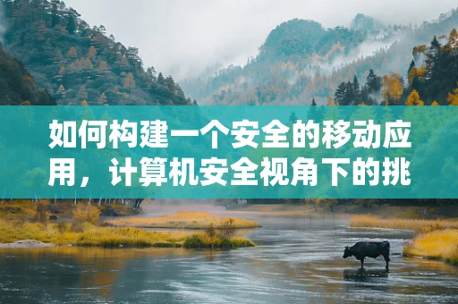 如何构建一个安全的移动应用，计算机安全视角下的挑战与策略