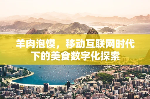 羊肉泡馍，移动互联网时代下的美食数字化探索