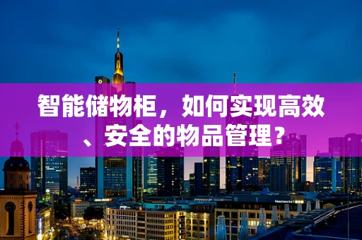 智能储物柜，如何实现高效、安全的物品管理？