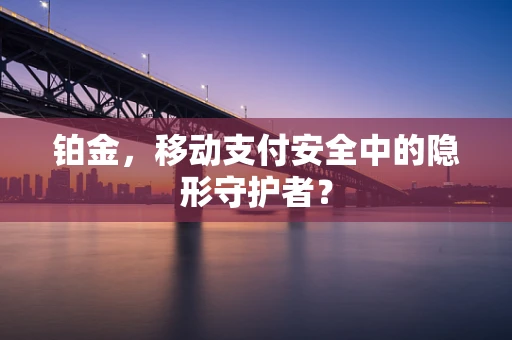铂金，移动支付安全中的隐形守护者？