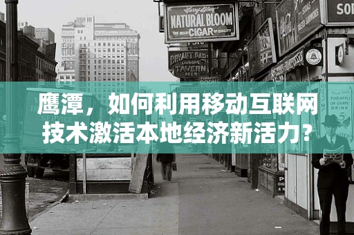 鹰潭，如何利用移动互联网技术激活本地经济新活力？