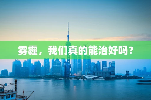 雾霾，我们真的能治好吗？