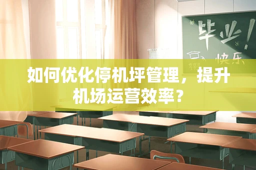 如何优化停机坪管理，提升机场运营效率？