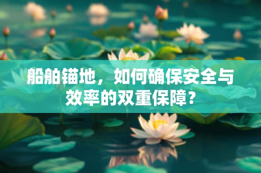 船舶锚地，如何确保安全与效率的双重保障？