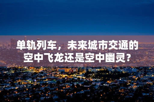 单轨列车，未来城市交通的空中飞龙还是空中幽灵？