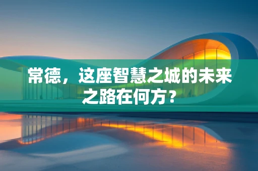 常德，这座智慧之城的未来之路在何方？