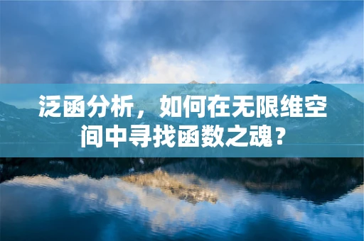 泛函分析，如何在无限维空间中寻找函数之魂？
