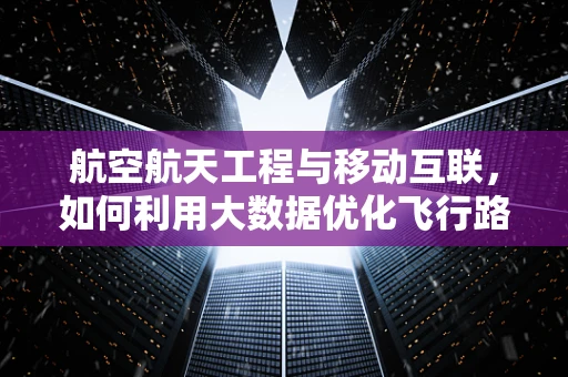 航空航天工程与移动互联，如何利用大数据优化飞行路径？