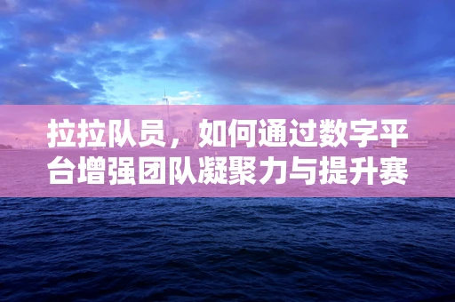 拉拉队员，如何通过数字平台增强团队凝聚力与提升赛事氛围？