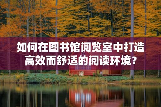 如何在图书馆阅览室中打造高效而舒适的阅读环境？
