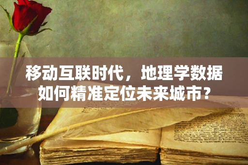 移动互联时代，地理学数据如何精准定位未来城市？