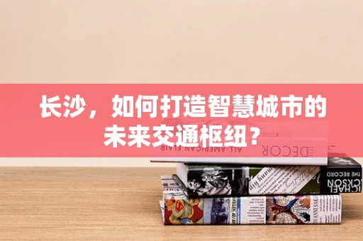 长沙，如何打造智慧城市的未来交通枢纽？