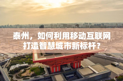 泰州，如何利用移动互联网打造智慧城市新标杆？