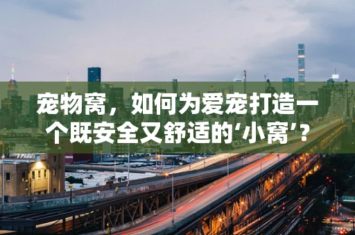 宠物窝，如何为爱宠打造一个既安全又舒适的‘小窝’？