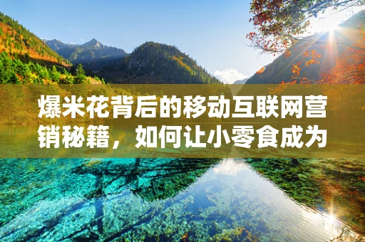 爆米花背后的移动互联网营销秘籍，如何让小零食成为大流量入口？