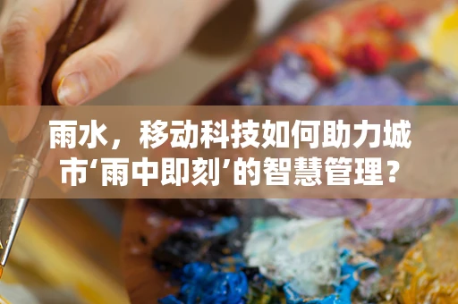 雨水，移动科技如何助力城市‘雨中即刻’的智慧管理？