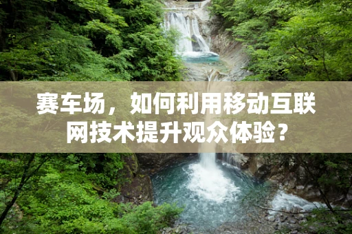 赛车场，如何利用移动互联网技术提升观众体验？
