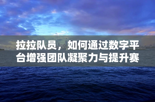 拉拉队员，如何通过数字平台增强团队凝聚力与提升赛事氛围？