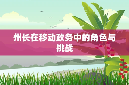 州长在移动政务中的角色与挑战