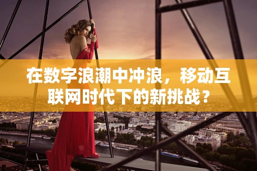 在数字浪潮中冲浪，移动互联网时代下的新挑战？