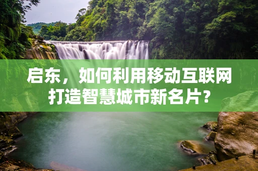 启东，如何利用移动互联网打造智慧城市新名片？