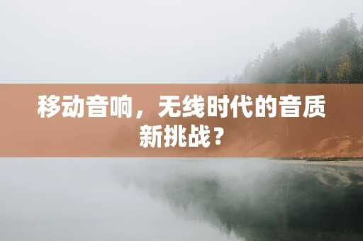 移动音响，无线时代的音质新挑战？