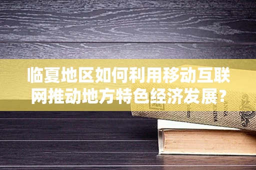 临夏地区如何利用移动互联网推动地方特色经济发展？