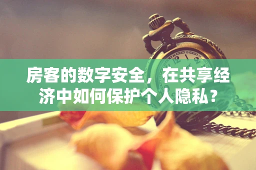 房客的数字安全，在共享经济中如何保护个人隐私？