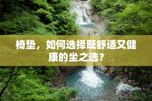 椅垫，如何选择既舒适又健康的坐之选？