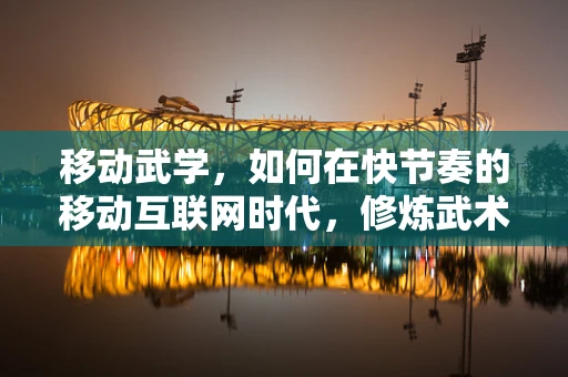 移动武学，如何在快节奏的移动互联网时代，修炼武术的‘静’与‘动’？