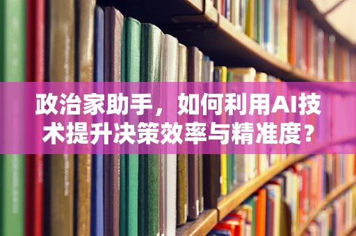 政治家助手，如何利用AI技术提升决策效率与精准度？