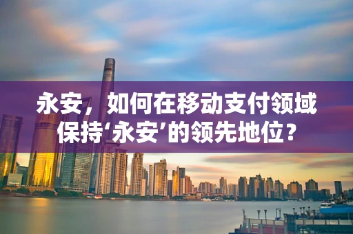 永安，如何在移动支付领域保持‘永安’的领先地位？