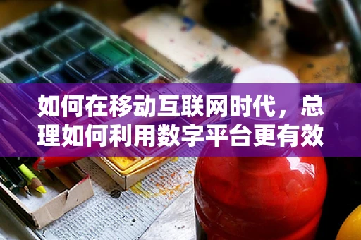如何在移动互联网时代，总理如何利用数字平台更有效地连接民众？