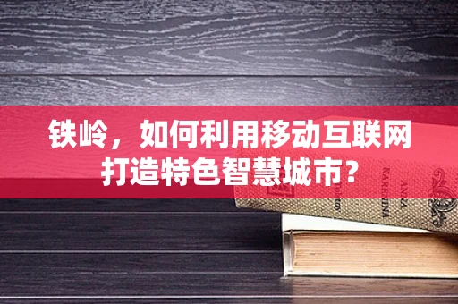 铁岭，如何利用移动互联网打造特色智慧城市？