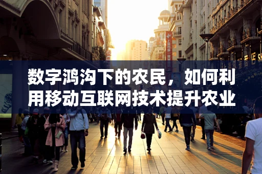 数字鸿沟下的农民，如何利用移动互联网技术提升农业生产力？